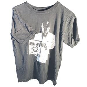 Obey Men's Graphic T-Shirt Black Medium Streetwear Crew Neck Short Sleeve
